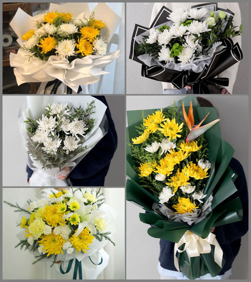 贵州毕节市七星关区三板桥街道白事花束代送